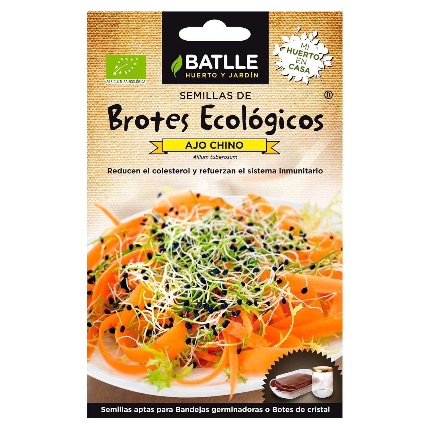 ScoutSeed El ajo orgÃ¡nico chino brota las semillas Batlle (6g ...