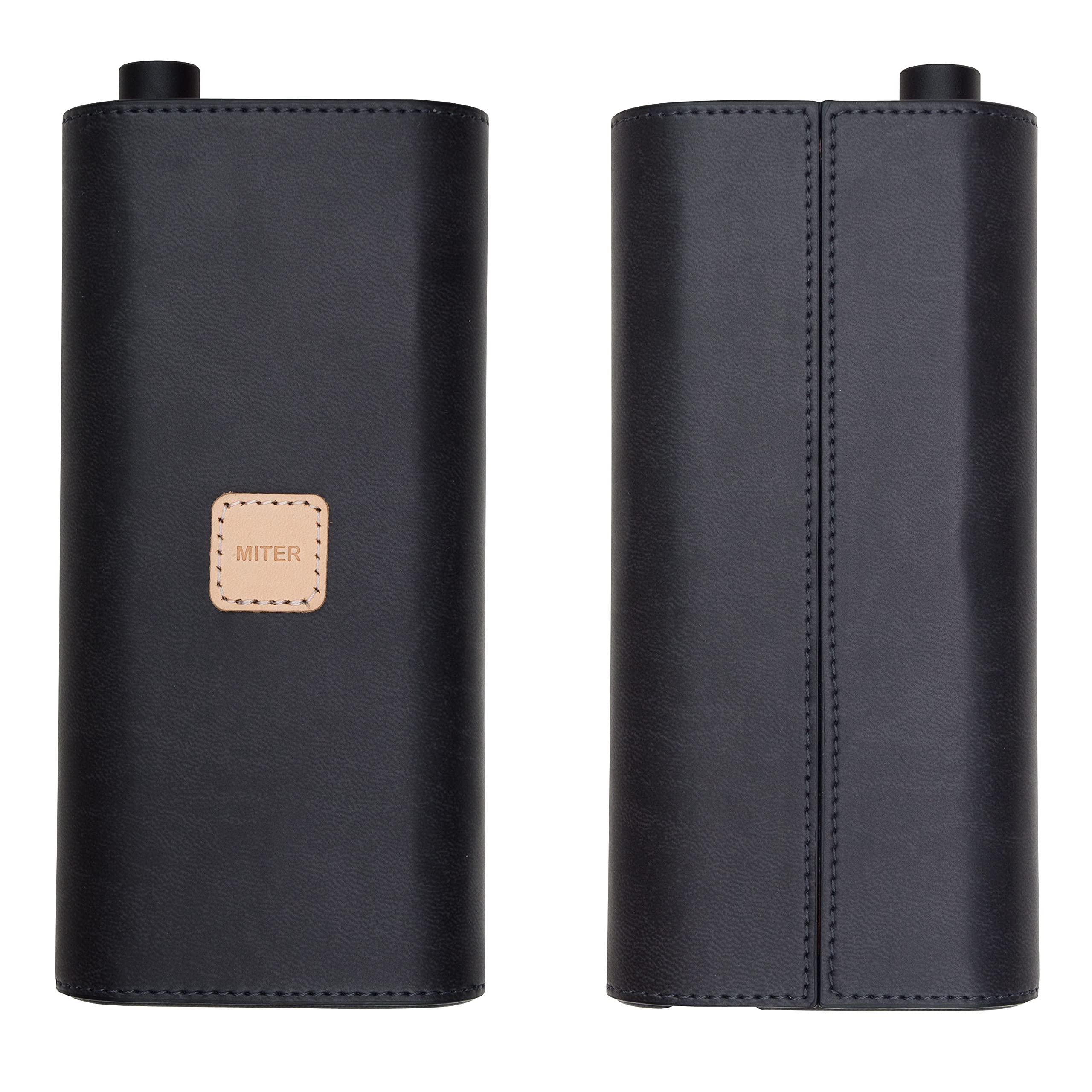 MITER Case for iFi Micro iDSD Diablo , Handmade Miter Artificial PU Leather CASE Cover , Black
