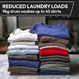 Hoover H-WASH 400 Integrated Washing Machine 9kg 1600 RPM White view 3