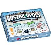Late for the Sky Boston-Opoly Board Game - City Strategy for 2-6 Players | Property trading game with Fenway Park and Beacon Hill Includes classic and 1-hour fast play modes for families and adults