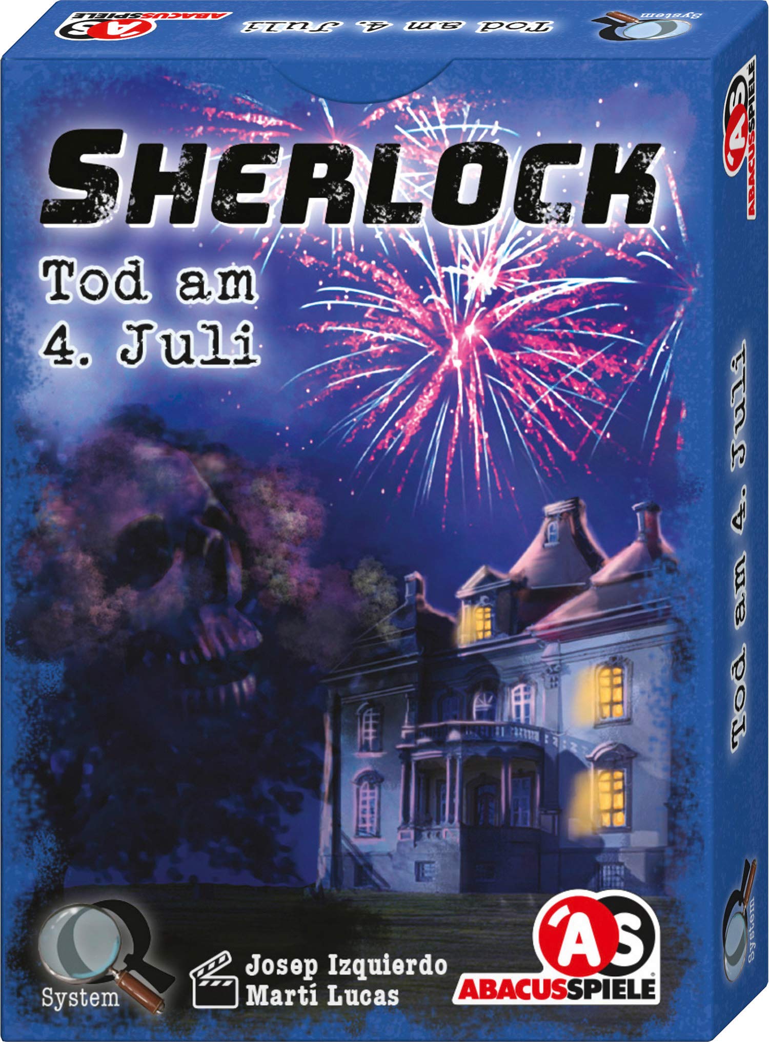 ABACUSSPIELE Sherlock 48192 Death on July 4th Card Game