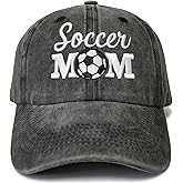 Shenbors Embroidered Soccer Football Volleyball Basketball Softball Mom Hats