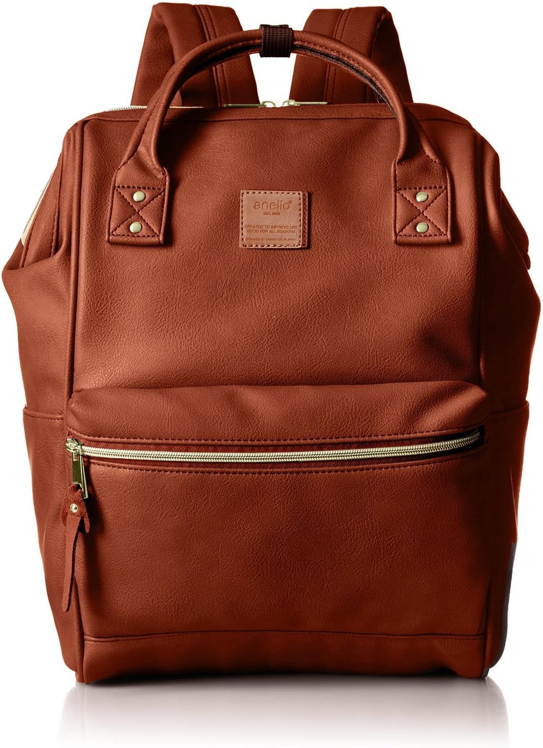 Anello Synthetic Leather Backpack Large ATB1211 (Brown) … Amazon.co