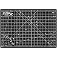 Elan Cutting Mat A3 Black & Taupe, Self Healing Cutting Mat 12x18 Inch, 5-Ply Craft Board Black, Hobby Board for Crafts 12x18 Inch
