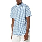 Amazon Essentials Men's Slim-Fit Short-Sleeve Poplin Shirt