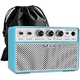 Yuer BA-10Pro Acoustic Guitar Amplifier 10W Vocal & Guitar Amp with Digital Delay/Reverb Effect Portable Guitar Amp Bluetooth Speaker Headphone Jack/OTG for Recording, Practice, Travel with Carry Bag