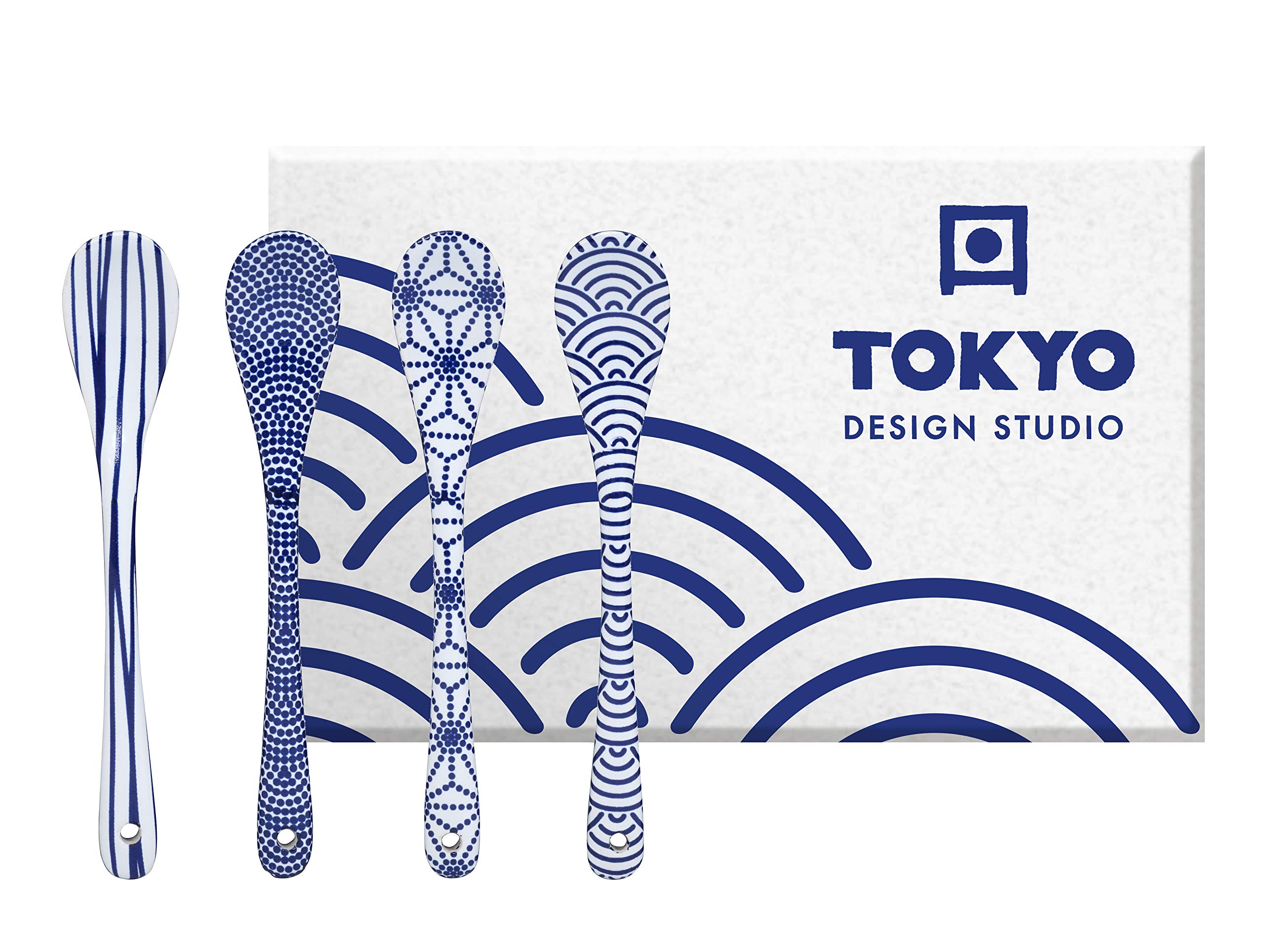 TOKYO design studio Nippon Blue Spoon Set of 4