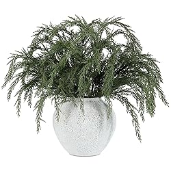 Giegxin 10 Pcs Christmas Artificial Cedar Branches