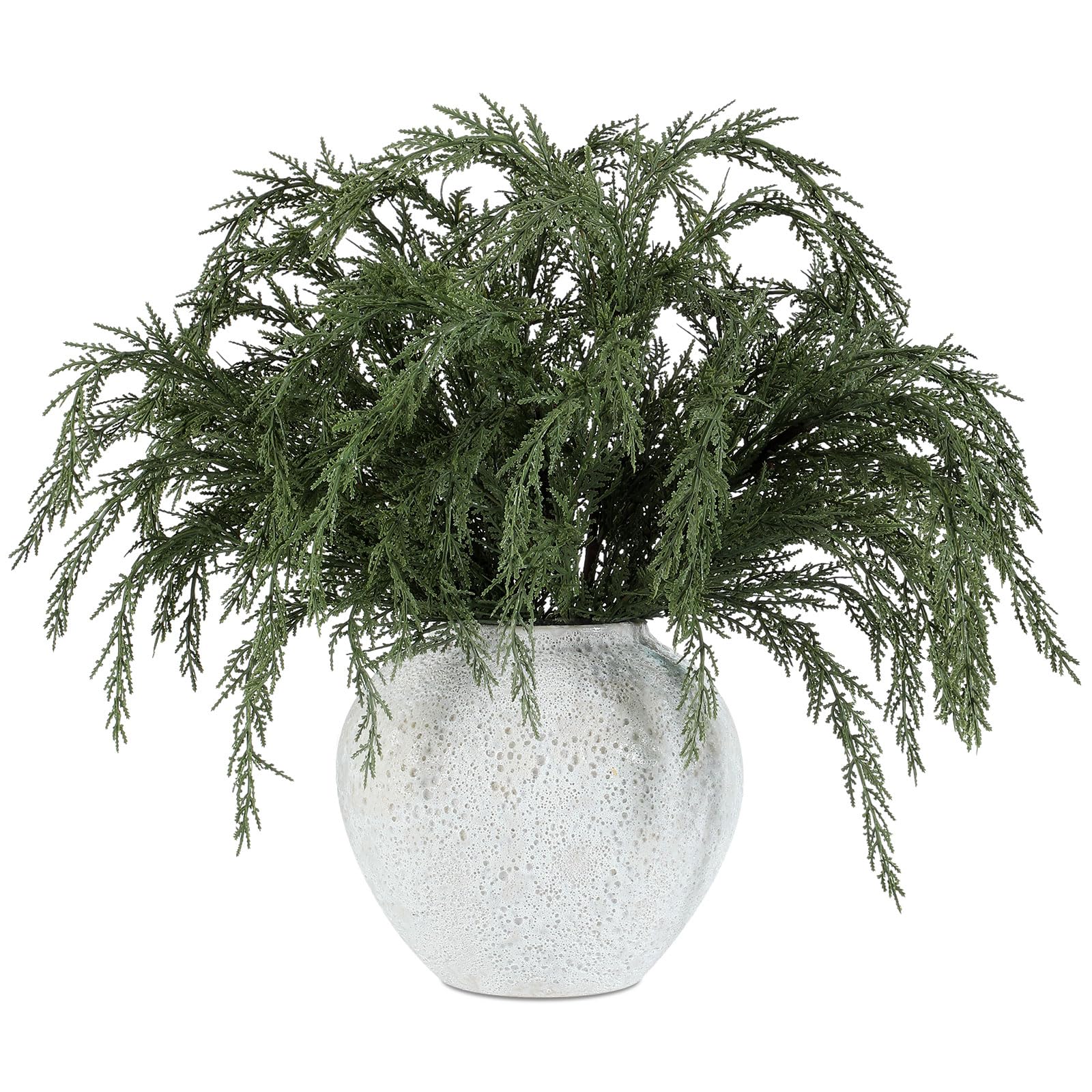 Giegxin 10 Pcs Christmas Artificial Cedar Branches