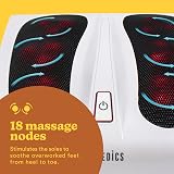 Homedics Shiatsu Foot Massager with Heat FM-TS9 Deluxe Deep Kneading 6 Nodes 18 view 4