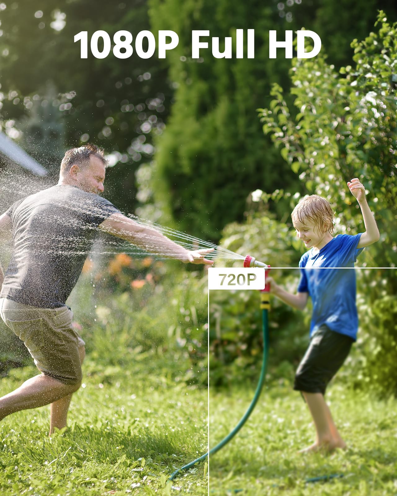 ANNKE 4 Pack 1080P HD TVI Home Security Camera Outdoor Indoor, 1920TVL, IP66 Waterproof, Night/Day Vision, Surveillance CCTV Bullet Cam