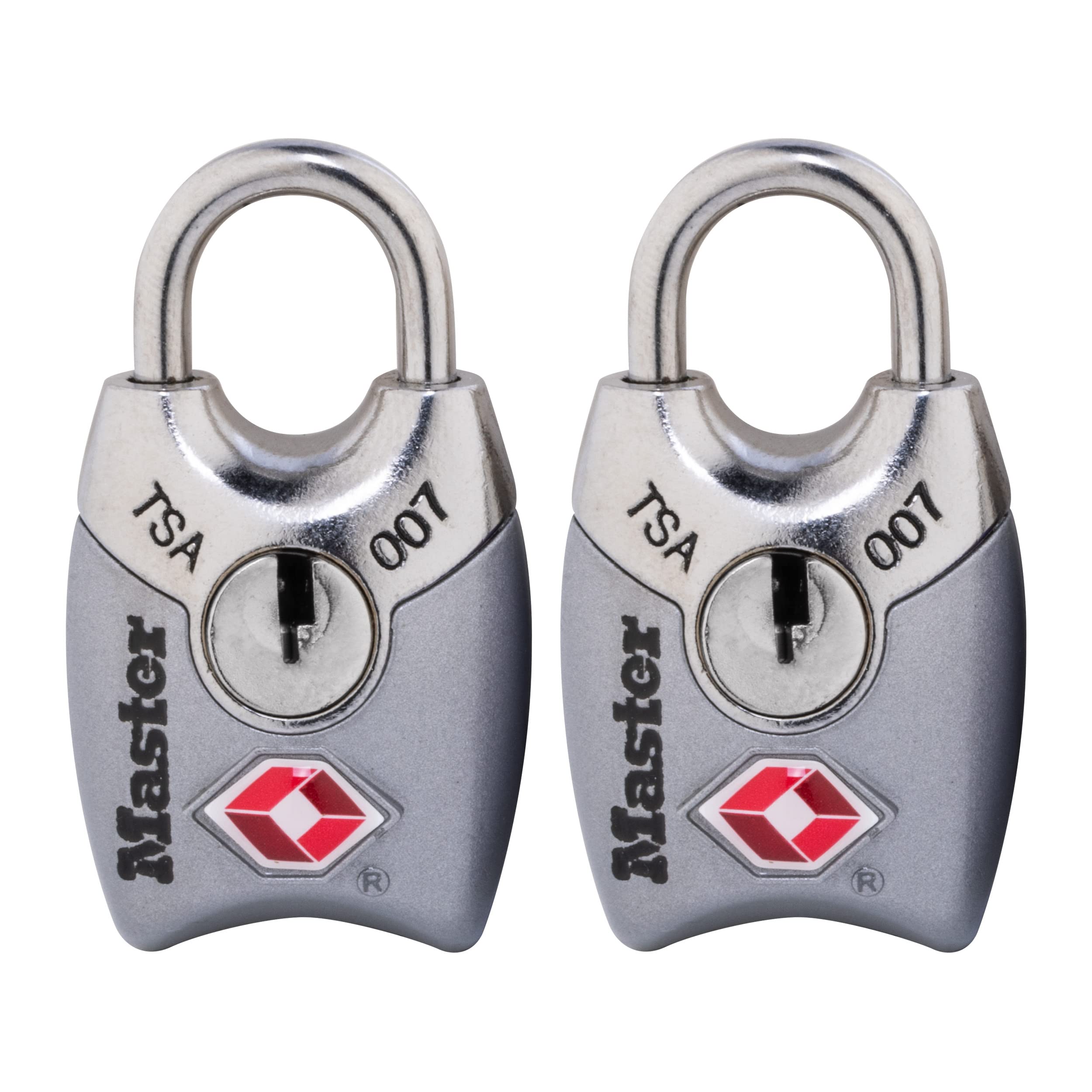 Master Lock 4689T Keyed TSA Approved Lock, Assorted colors, 2 Pack