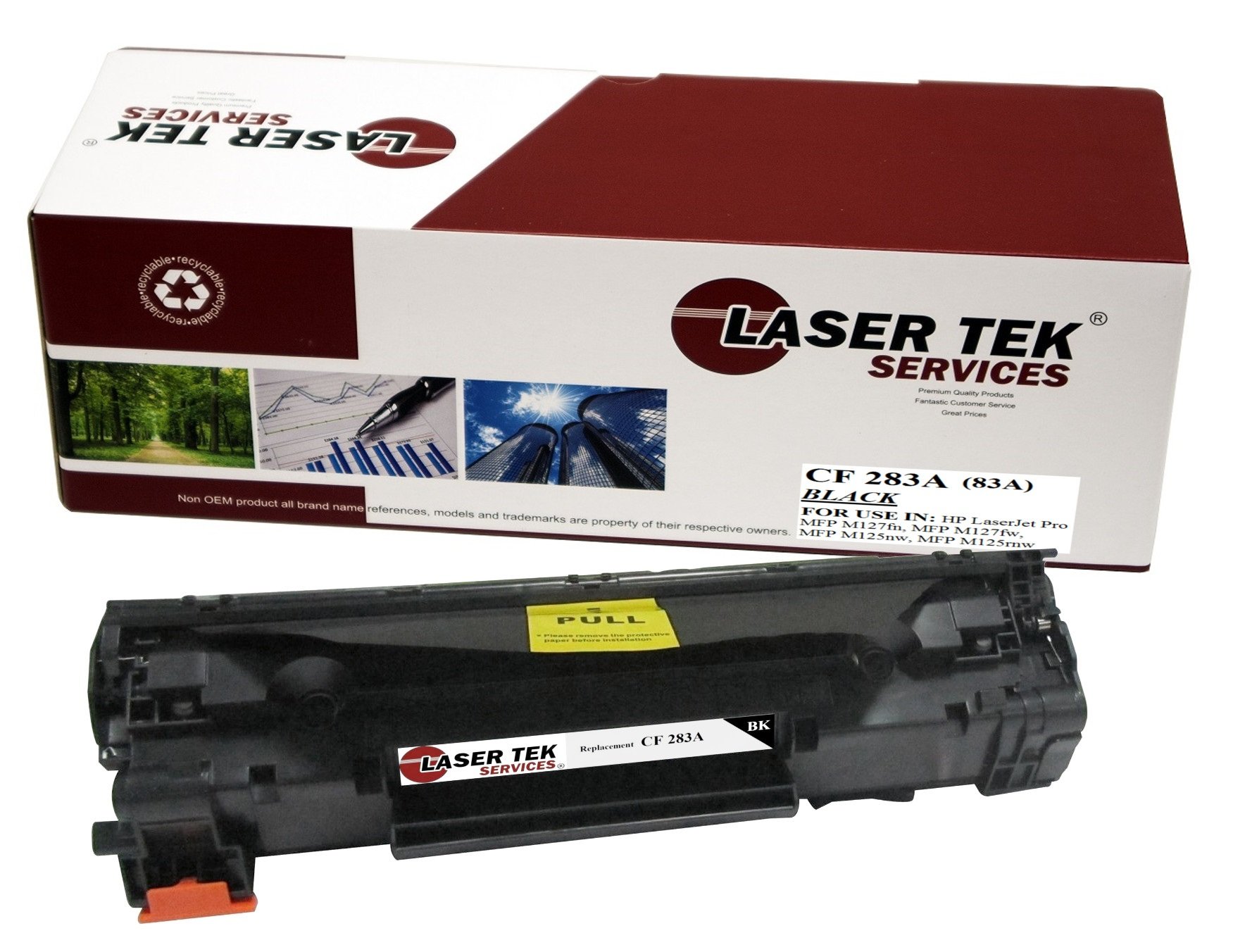 Laser Tek Services Compatible Toner Cartridge Replacement for HP 83A