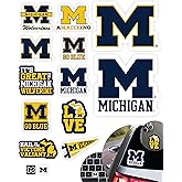 Michigan Wolverines Stickers for Gift, Car, Water Bottle, Laptop, and Phone for U of M Football Fans and University Graduates (Michigan Wolverines)