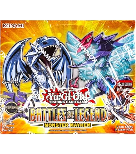 Amazon.com: Konami Yu-Gi-Oh! Battles of Legend: Armageddon Booster