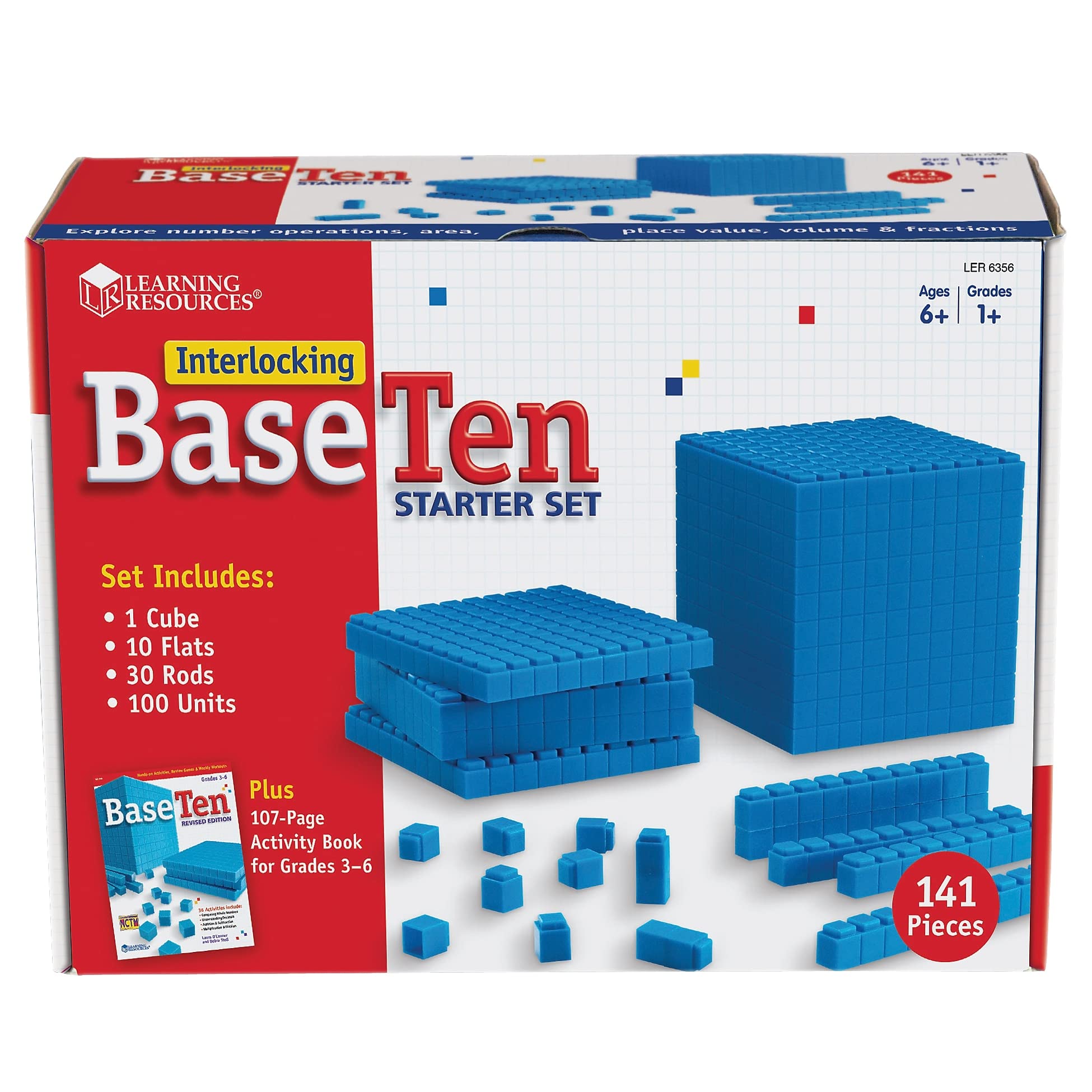 Interlocking Counting Math Blocks Mua Learning Resources Interlocking Base Ten Starter Set, Early Math ...