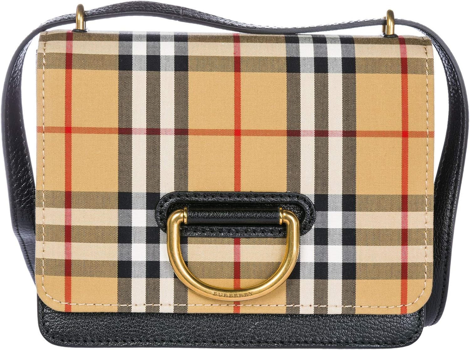 Burberry women D Ring crossbody bag black black Handbags