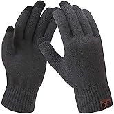 FZ FANTASTIC ZONE Women's Winter Touchscreen Wool Magic Gloves Warm Knit Fleece Lined for Women