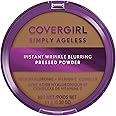 COVERGIRL Simply Ageless Instant Wrinkle Blurring Pressed Powder, Tawny, 0.39 Oz.