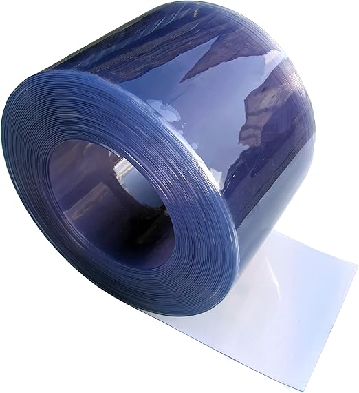 Clear Flexible PVC Door Strip/Curtain 300mm Wide x 3mm Thick 25m