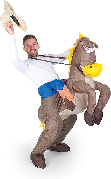 cowboy riding horse fancy dress