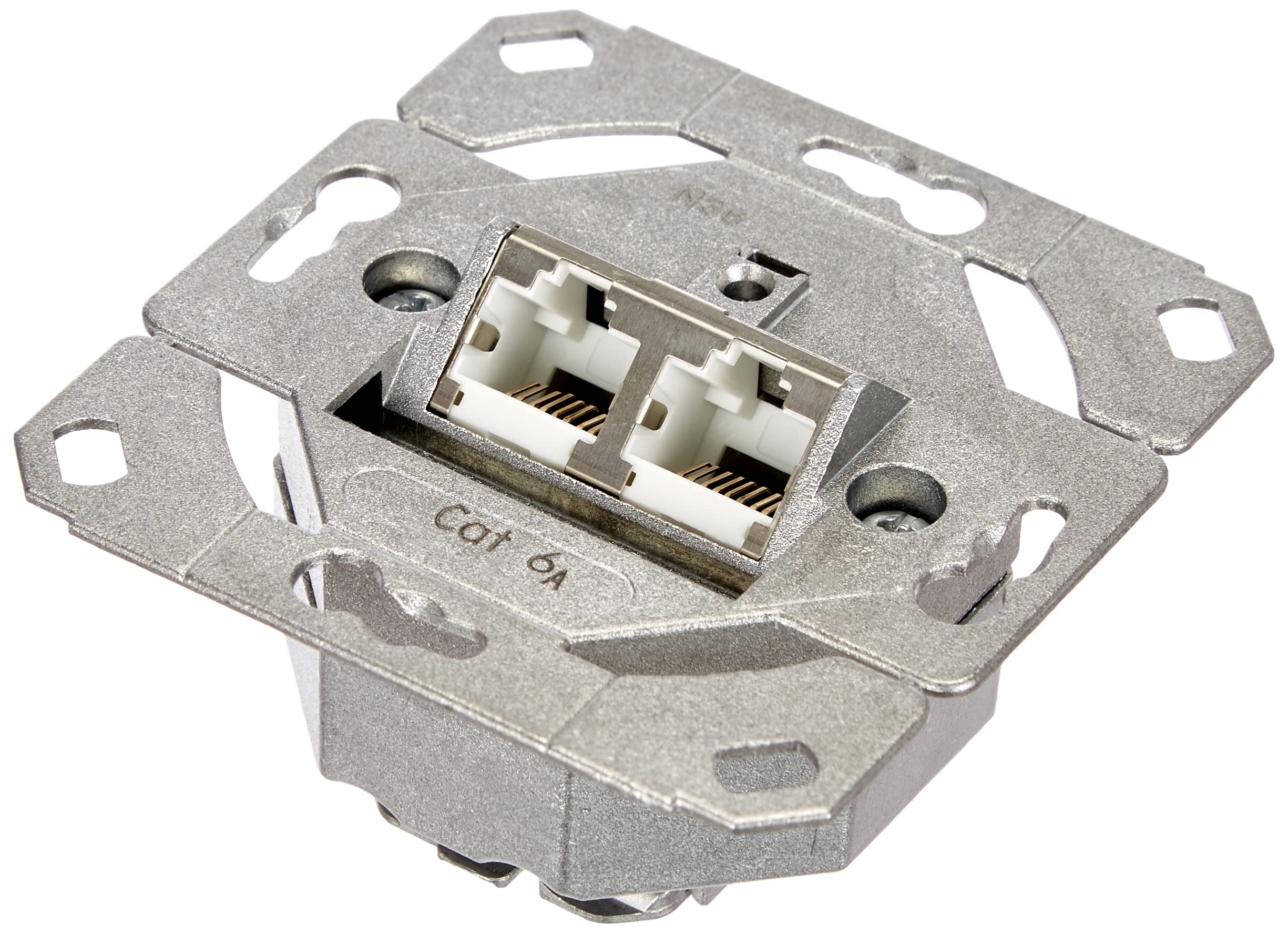 Gira 245200 Network socket 2-fold Cat.6A IEEE 802.3an flush-mounting insert