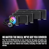 Thermaltake TH280 ARGB Sync V2 CPU Liquid Cooler 2x140mm Fans Mirror Waterblock view 3