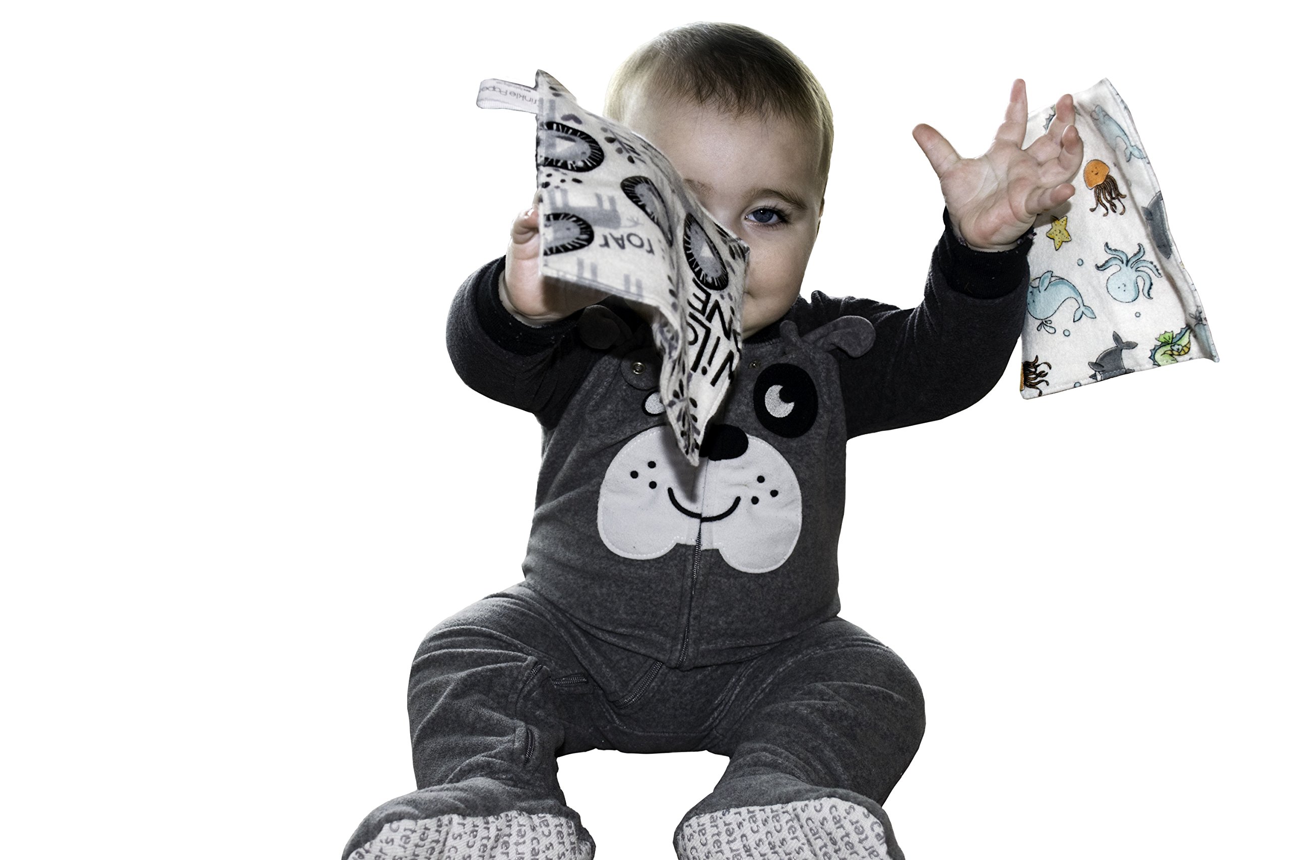 Hyak Designs Crinkle Paper for Babies Sensory Development Toy Baby