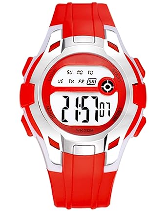 TIME UP Digital Steel Style Dial Alarm Multi-functions Sports Watch For Kids