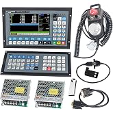 CNCTOPBAOS 5 Axis Offline CNC Controller DDCS Expert+MPG+Keyboard+Power 24V | V2.1,1000KHz Offline Stand Alone PLC,VFD/Spindle/Servo/Stepper Motor Motion Control for CNC Router Milling Engraving Machine