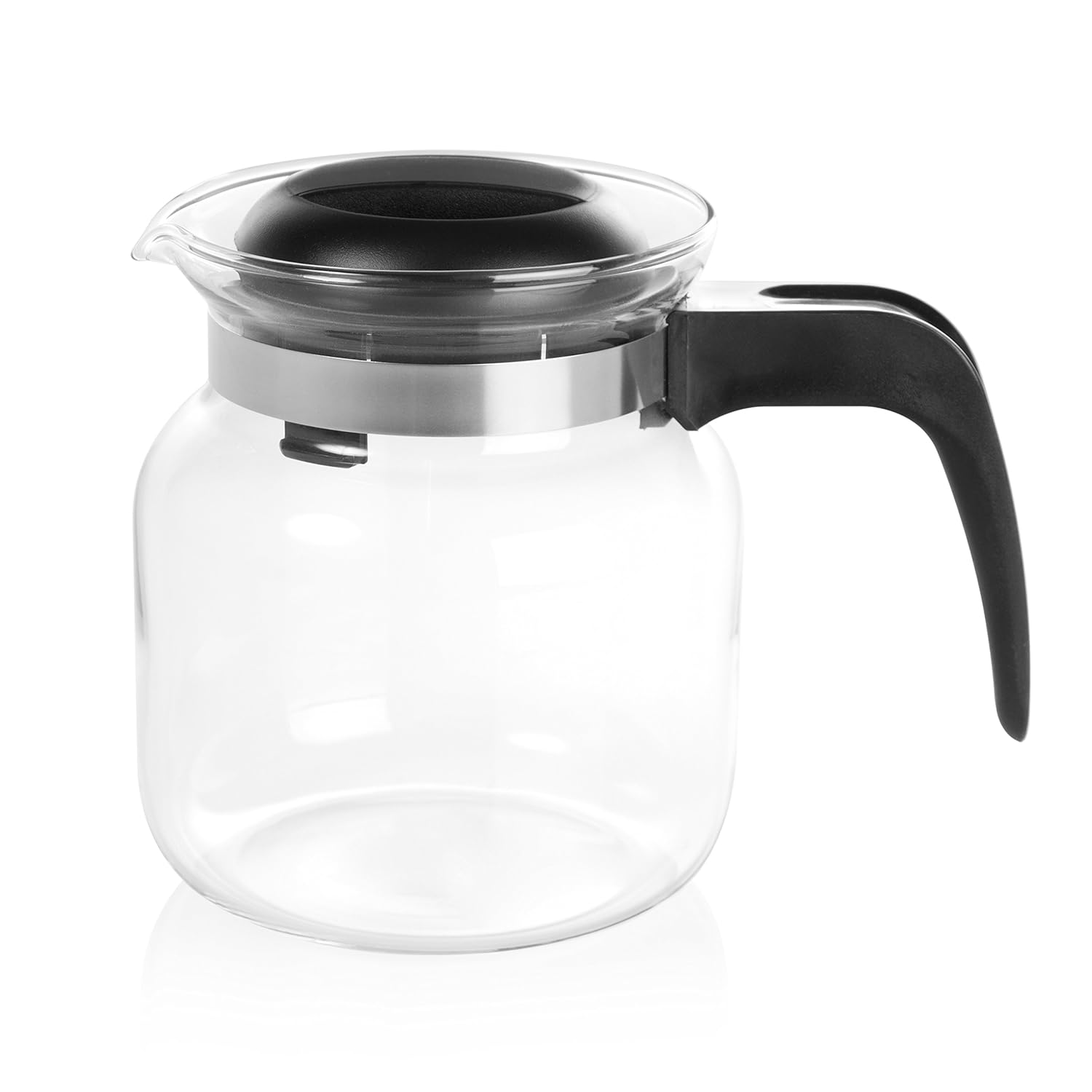 Wenco Jarra de Cristal/Tetera con Tapa, Volumen de Relleno: 1 l ...