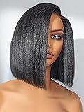 LUVME HAIR Bob Wig 100% Human Hair Wigs Glueless