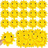 Feradny 36 Pack 5.5 inch Inflatable Sun Beach Balls Sun Shaped Mini Beach Ball Pool Balls for Kids Summer Pool Games Birthday Pool Party Supplies