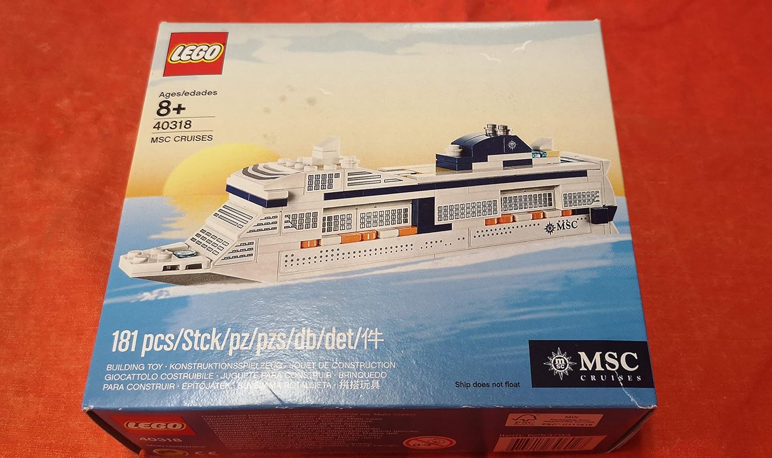 lego msc cruise ship