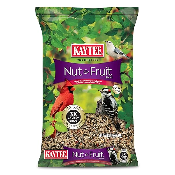 KAYTEE NUT & FRUIT WILD BIRD SEED, 5...