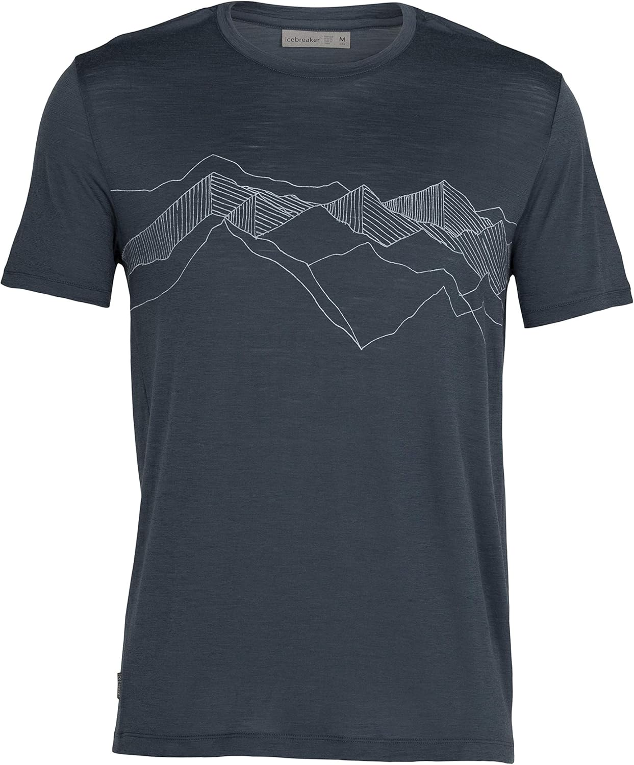 Icebreaker Merino Men's Spector Short Sleeve T-Shirt Peak Patterns: Clothing