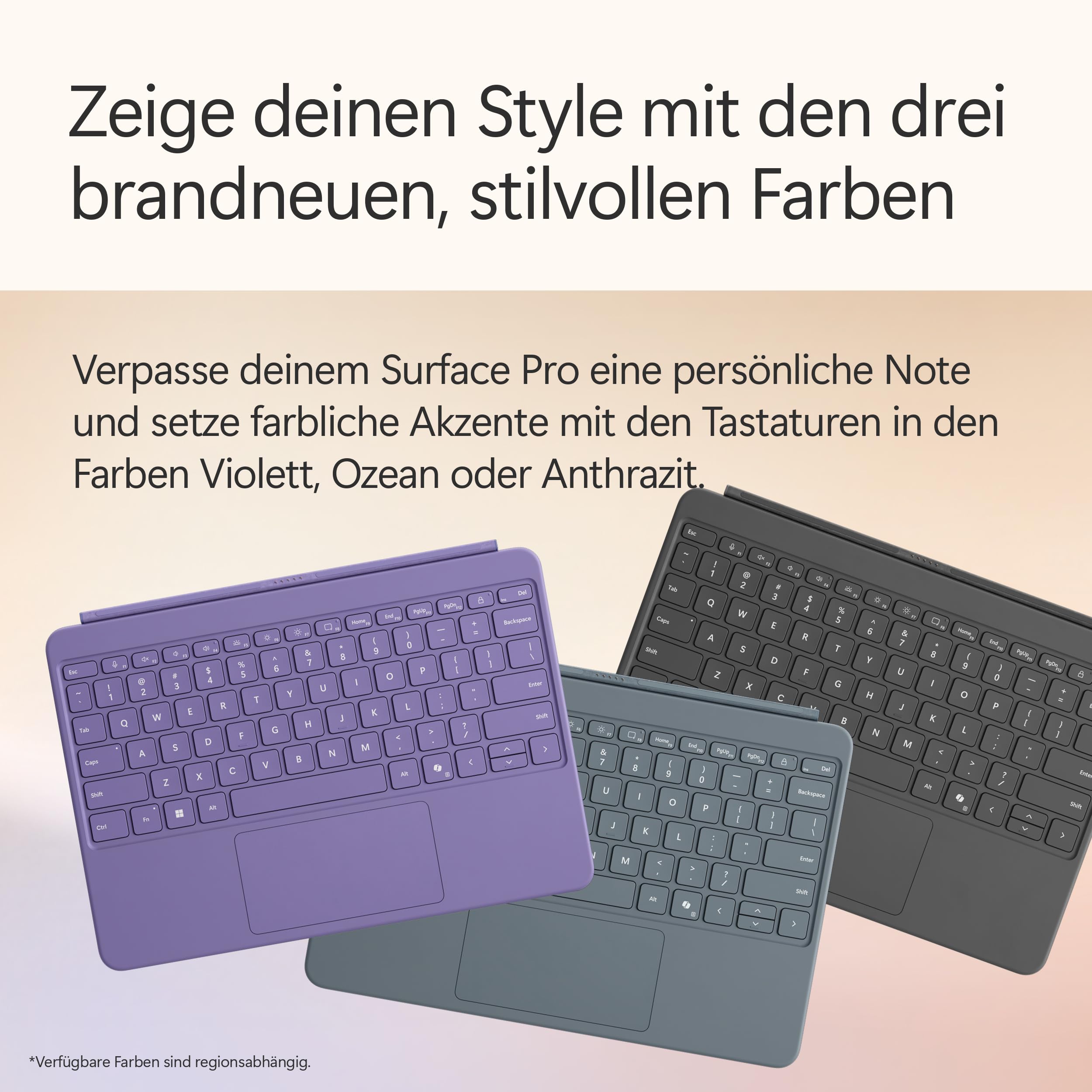 Microsoft Surface Pro | Copilot+ PC | 12” LCD Touchscreen | Snapdragon® X Plus | 16GB RAM | 256GB Speicher | Neuestes Modell | Platin
