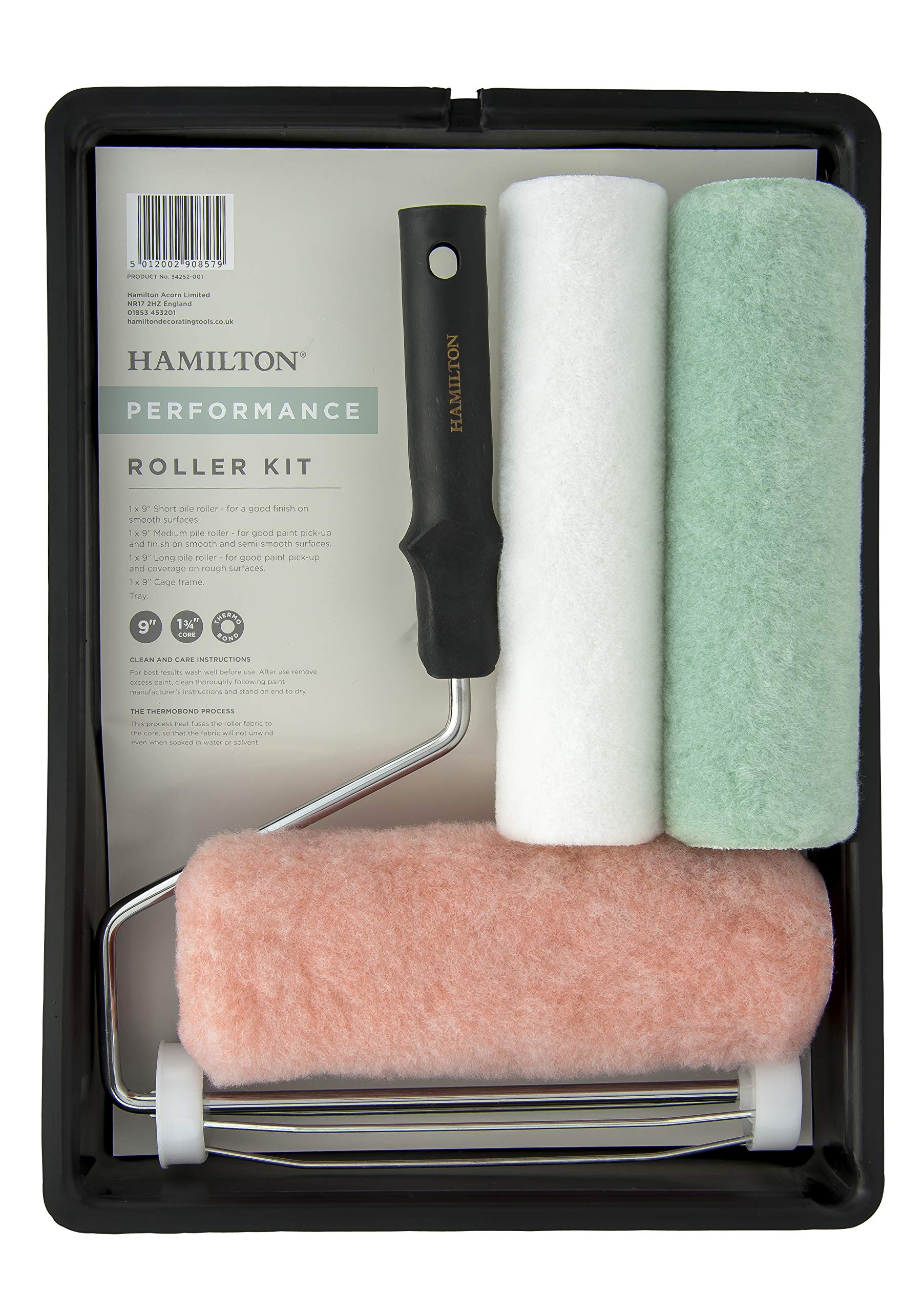 Hamilton 34252-001 Performance Roller Kit (5 Pieces), 9.6 cm*40.0 cm*29.2 cm