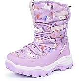 FANTURE Winter Snow Boots for Boy and Girl Outdoor with Fur Lined(Toddler/Little Kids)