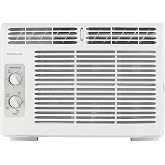 Frigidaire 5,000 BTU Window-Mounted Air Conditioner, Cools Up to 150 Sq. Ft., Quiet Operation, Effortless Temperature Control, 2 Fan Speeds, Auto Restart, White