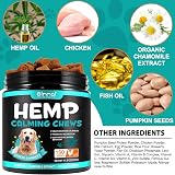 IFUDOIT Dog Calming Treats 150 Count Hemp Melatonin for Dogs Anxiety view 7