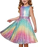 Rainbow Prom Dress Size 10-12 Party Dress Kids