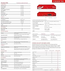 WatchGuard Firebox T85-PoE High Availibility Model