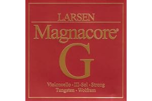 Larsen Magnacore Cello G String - Tungsten Wound Steel Core - Strong Gauge