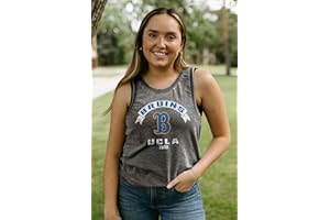 Blue 84 Women's NCAA Officially Licensed Tank Top Burnout Vintage Scholar