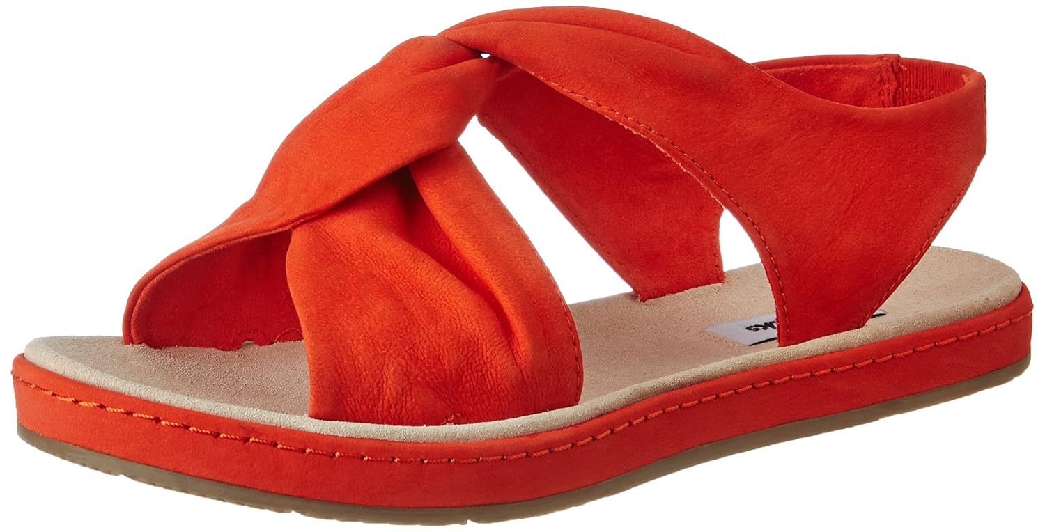 clarks pumps orange