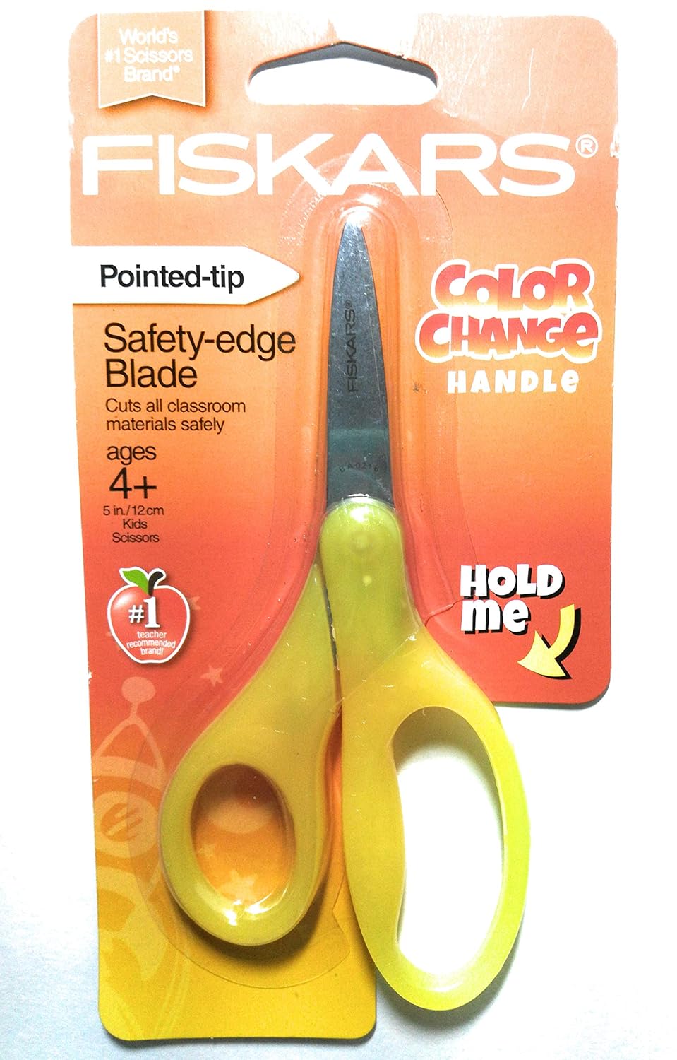 5" / 12 cm Safety Edge Blades Color Change Handles Scissors Assorted Colors