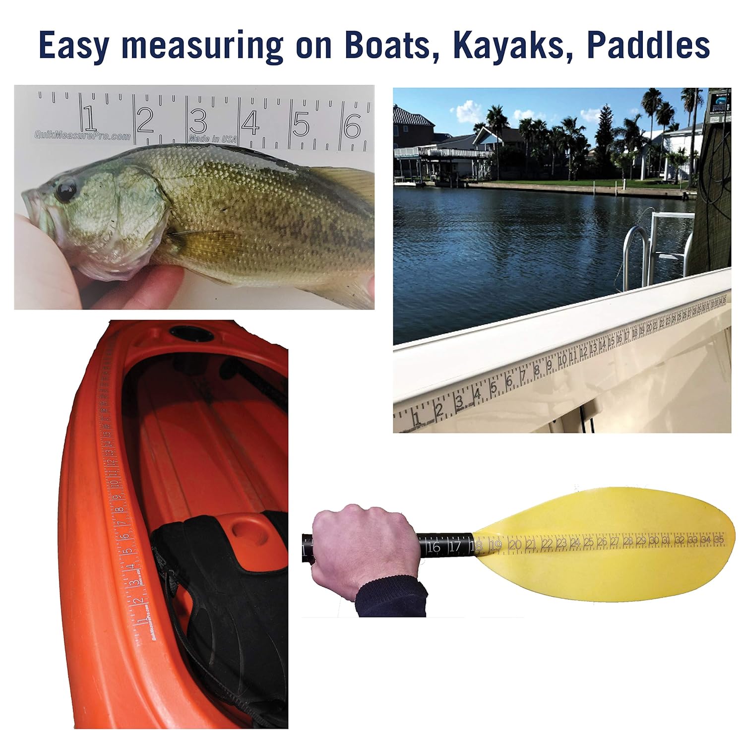 adhesive fish measuring tape