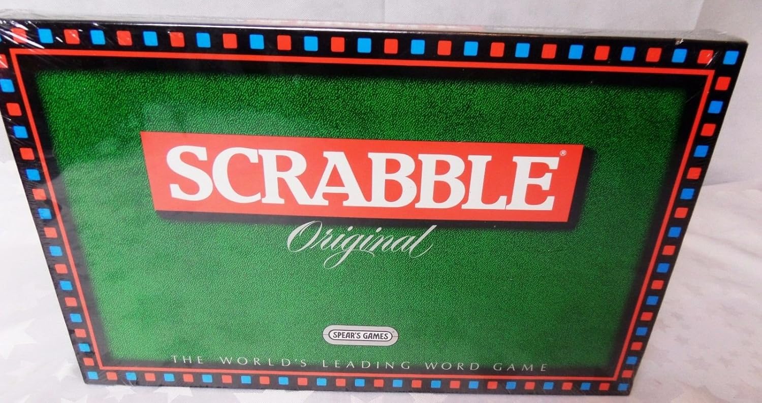 Super Saturday SCRABBLE ORIGINAL 1988 BOARD GAME BY SPEARS GAMES By