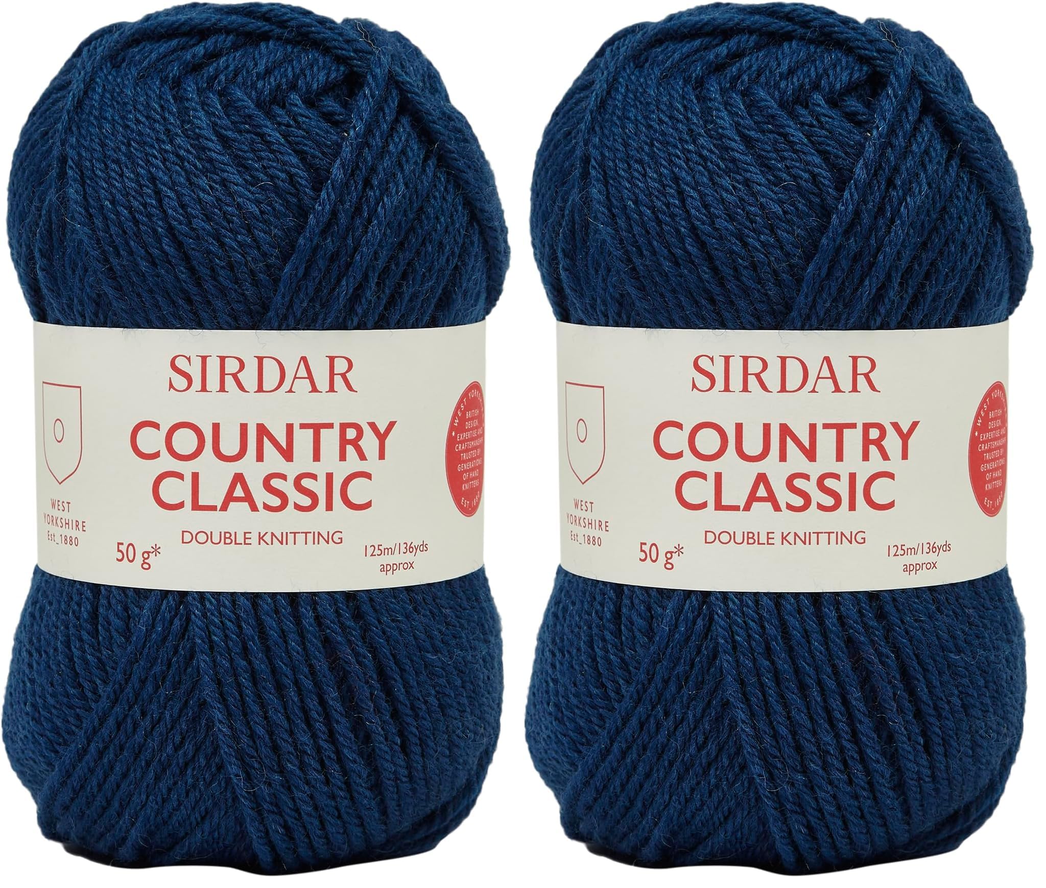 Sirdar Country Classic DK Double Knitting, Teal (865), 50g (Pack of 2) — image 1